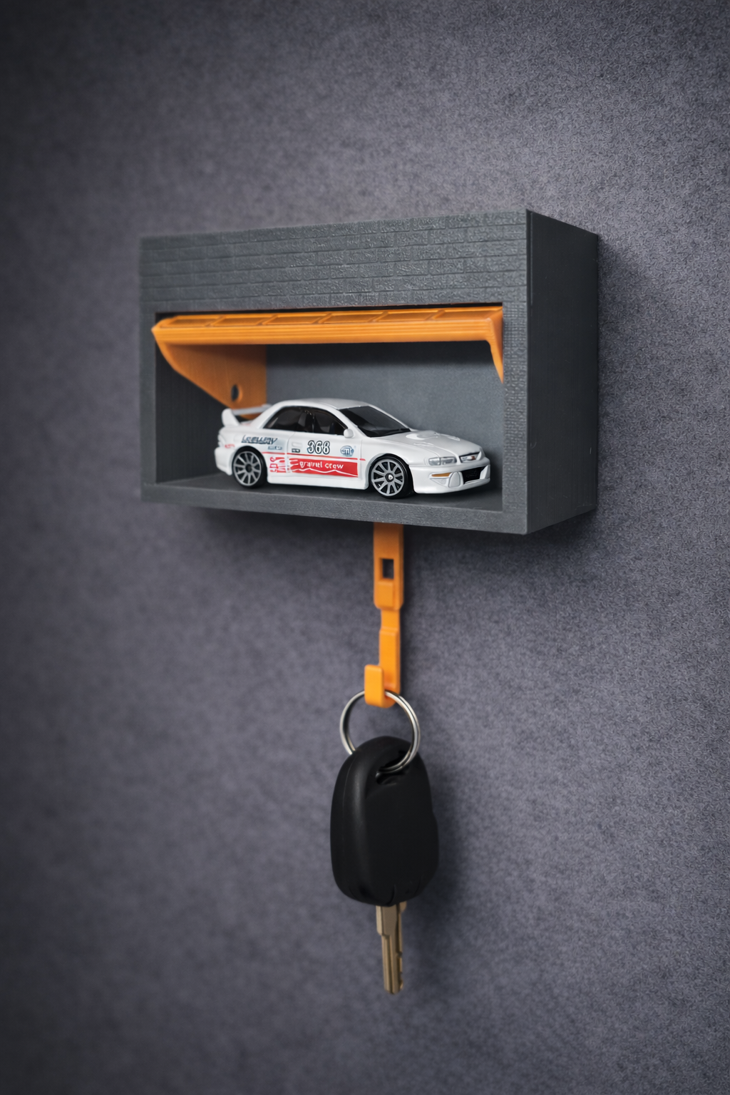 🔑 Mini Garage Key Holder – Automatic Open/Close Design