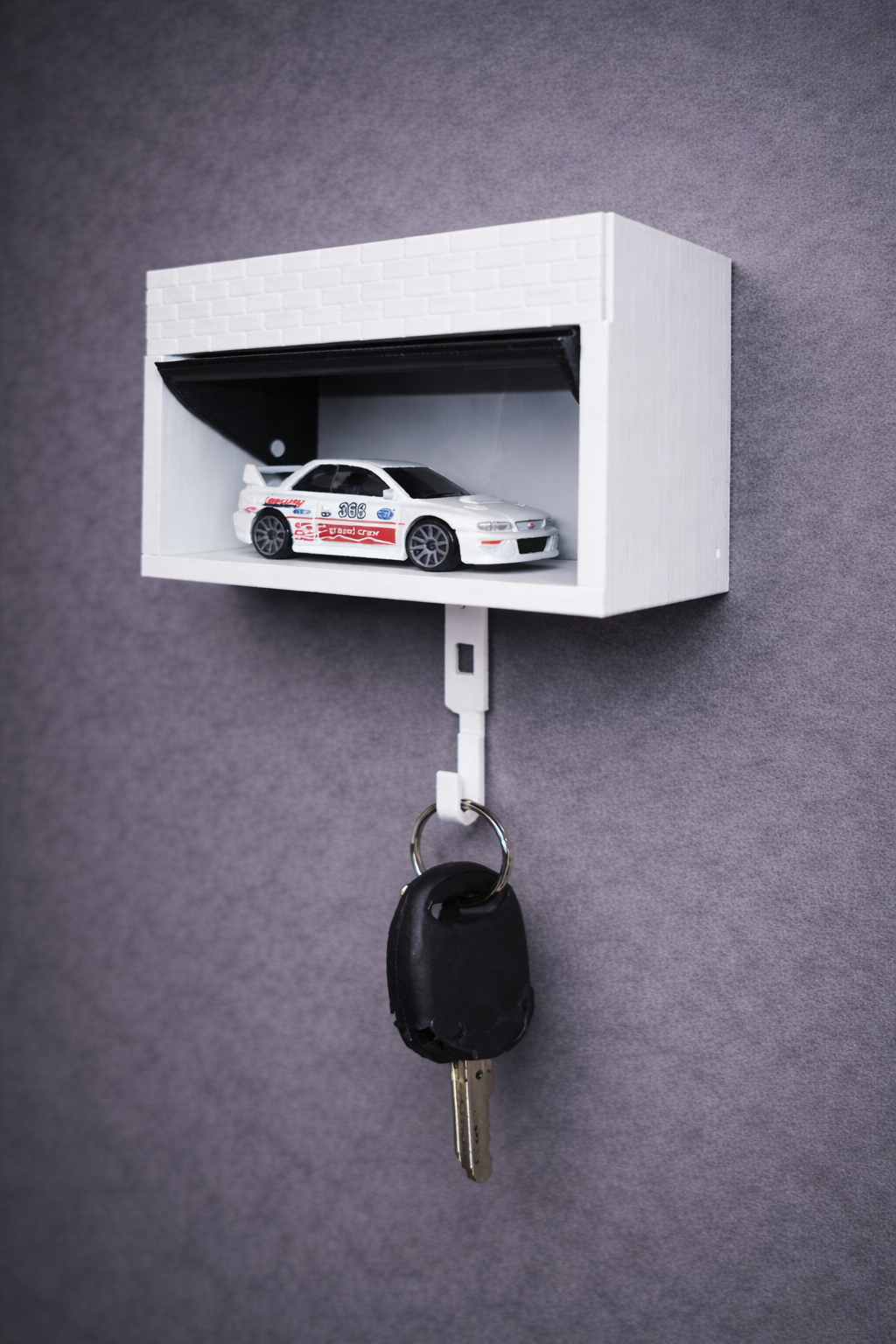 🔑 Mini Garage Key Holder – Automatic Open/Close Design
